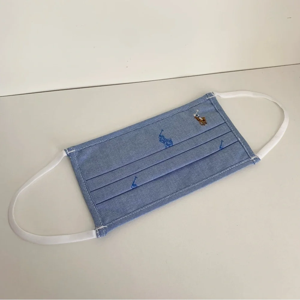 Ralph Lauren embroidered face mask